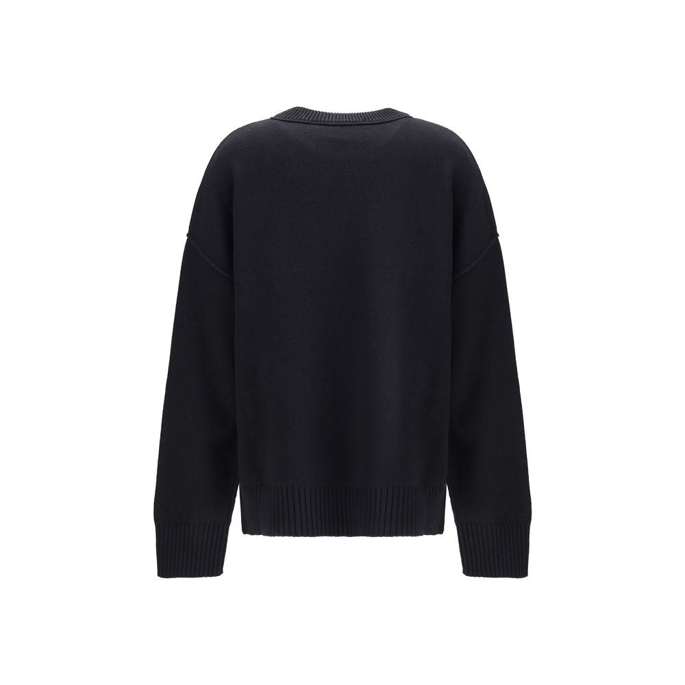 Black Fleece Wool Sweatshirt