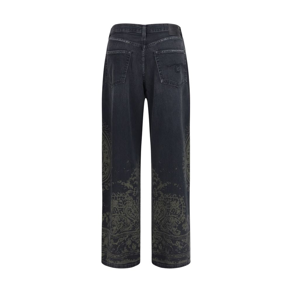 Black Cotton Jeans Denim