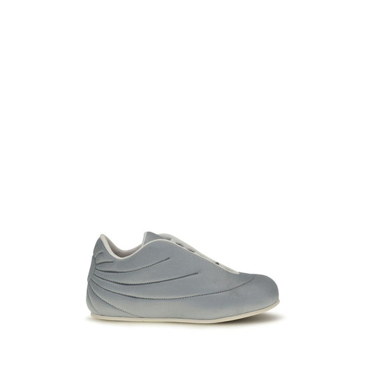 Gray Polyester Sneakers