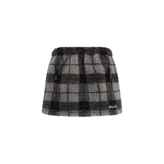 Multicolor Nylon Mini Skirt