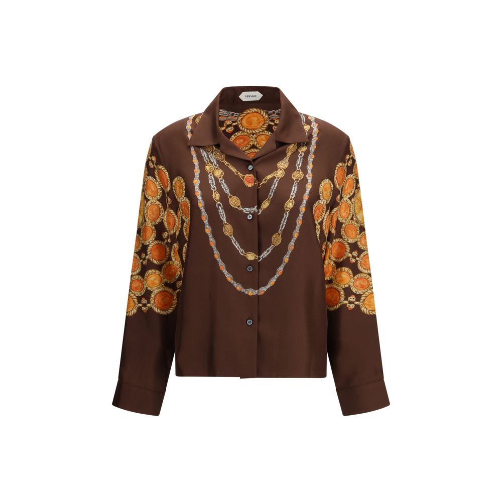 Brown Fabric Shirt