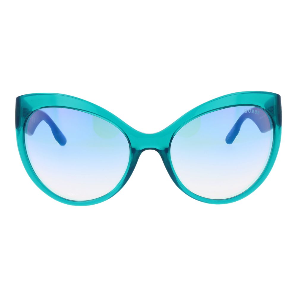 Turquoise Stainless Steel Sunglasses