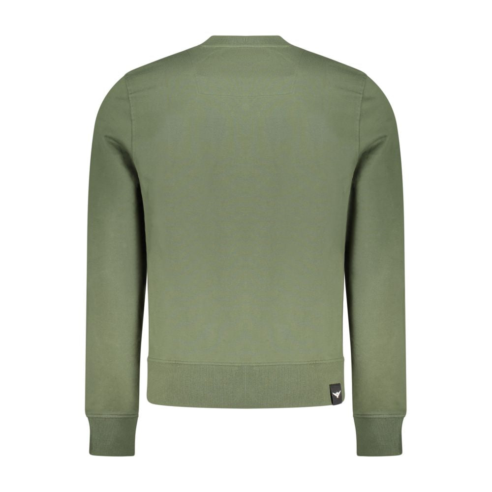 Black Cotton Men's Sweatshirt