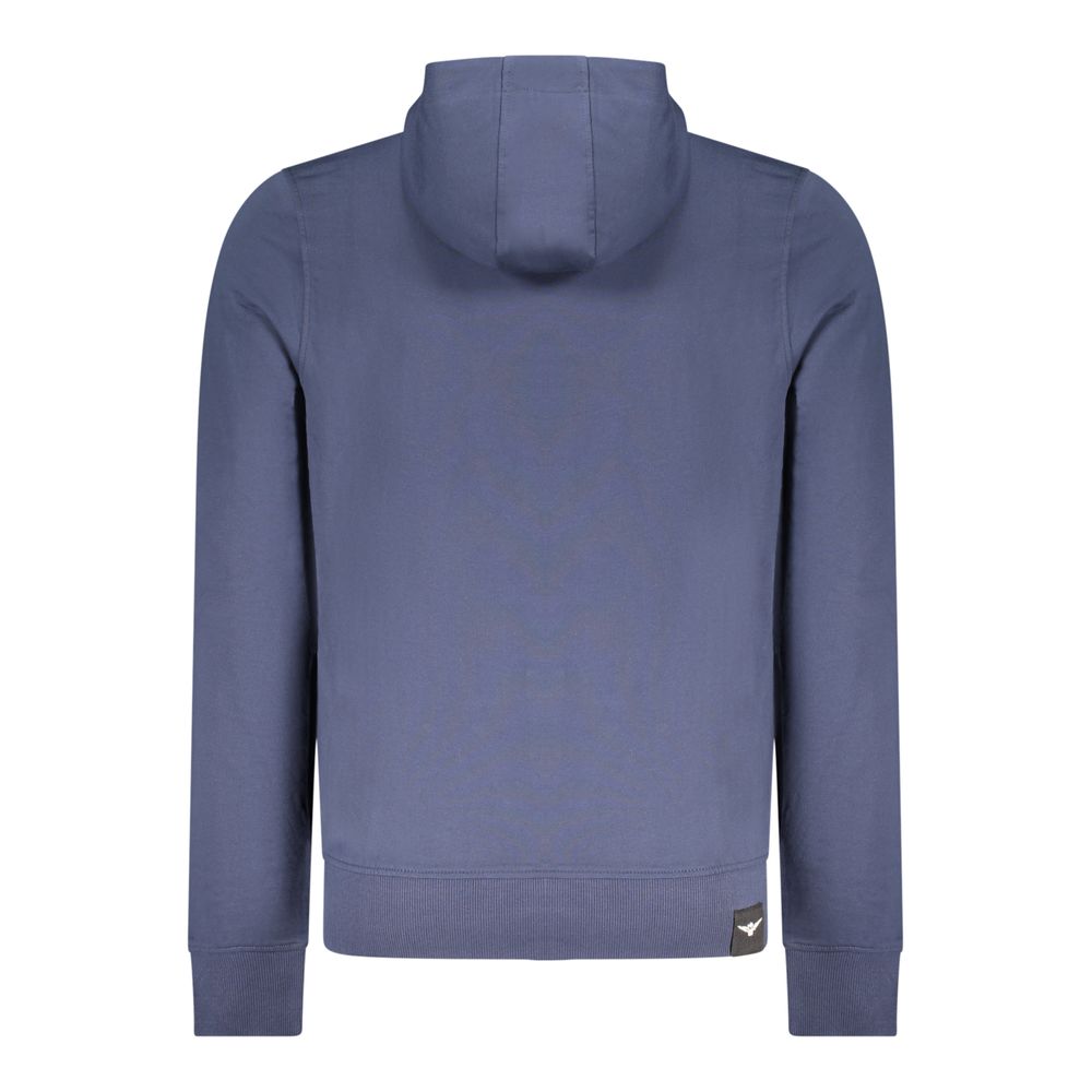 Blue Cotton Men's Sweatshirt