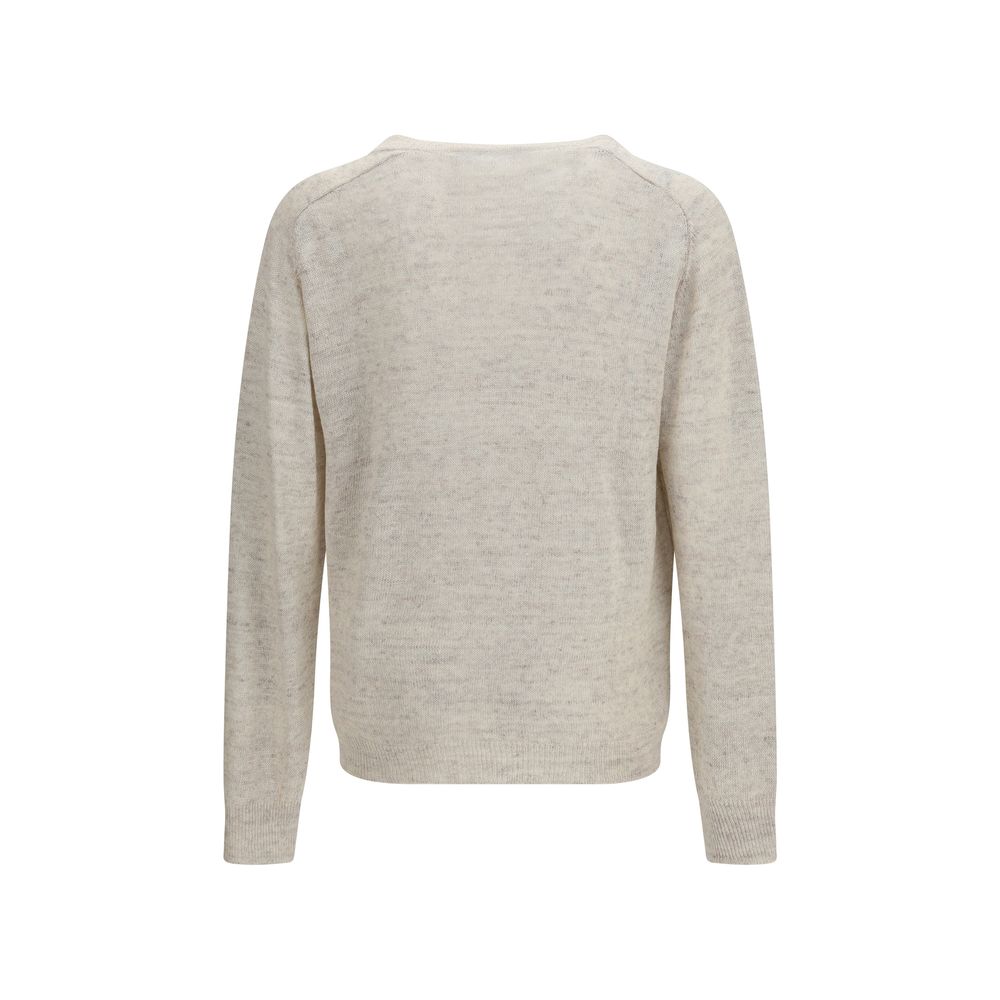 Beige Linen Sweatshirt
