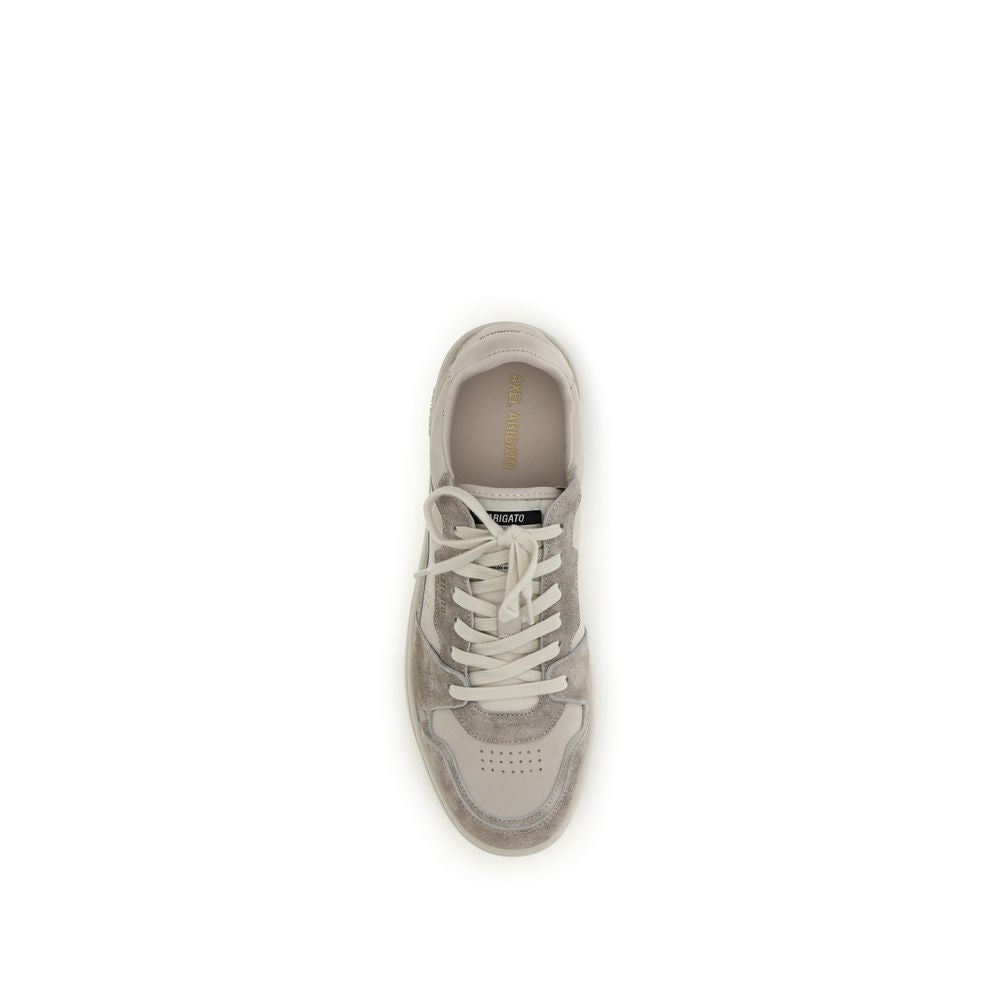 Gray Calf Leather Bos Taurus Low Top Sneakers