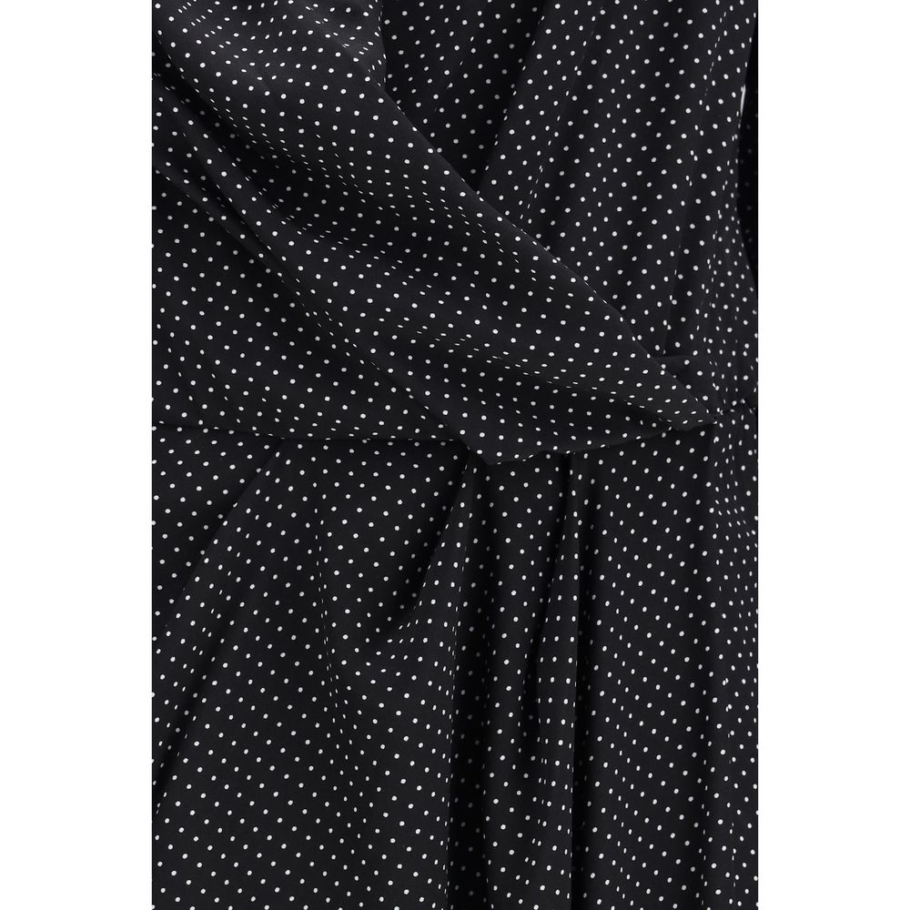 Black Silk Long Dress