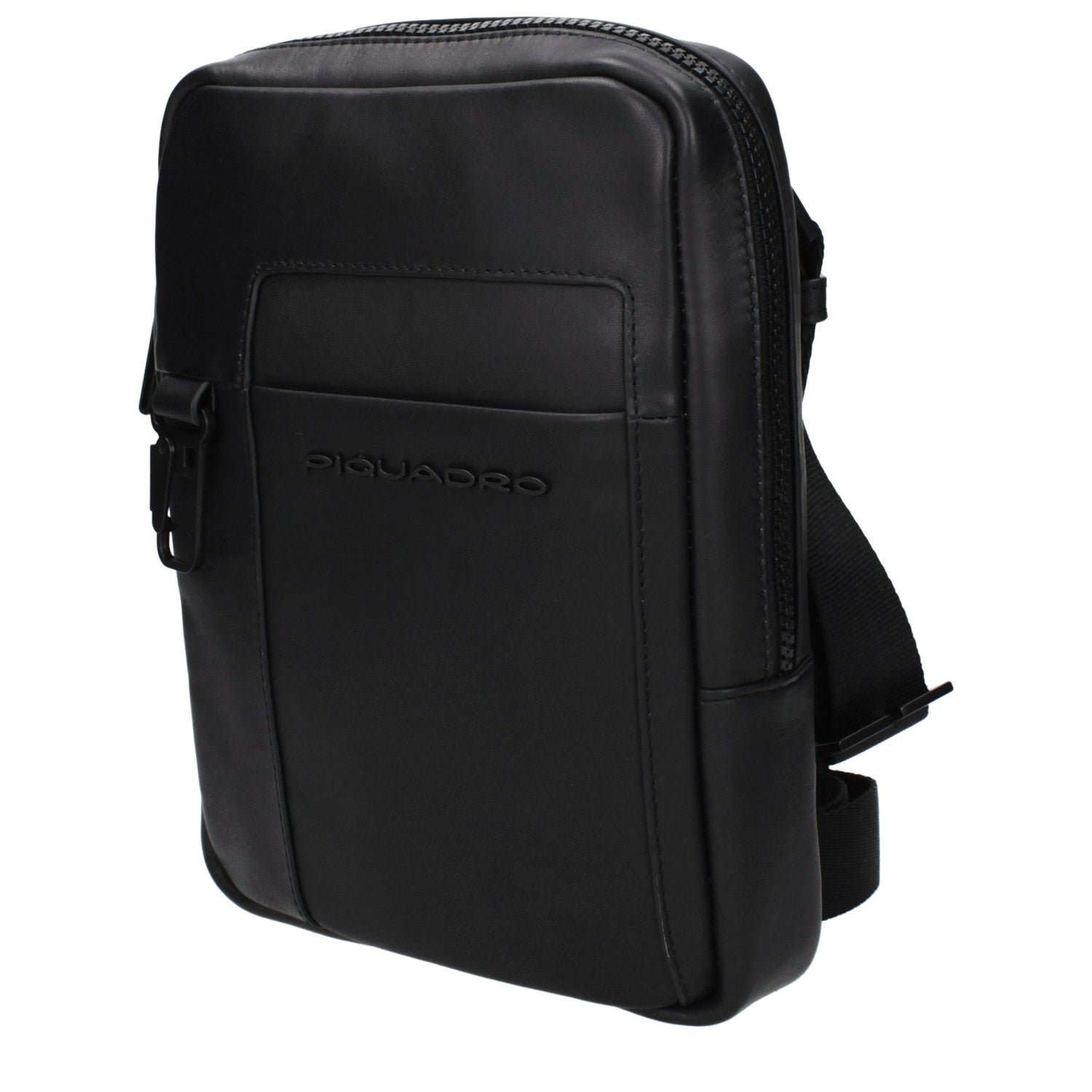 Black Leather Crossbody Bag