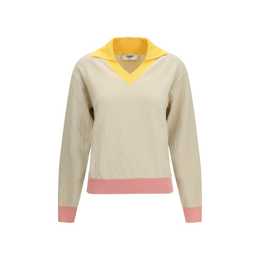 Beige Cotton Sweatshirt