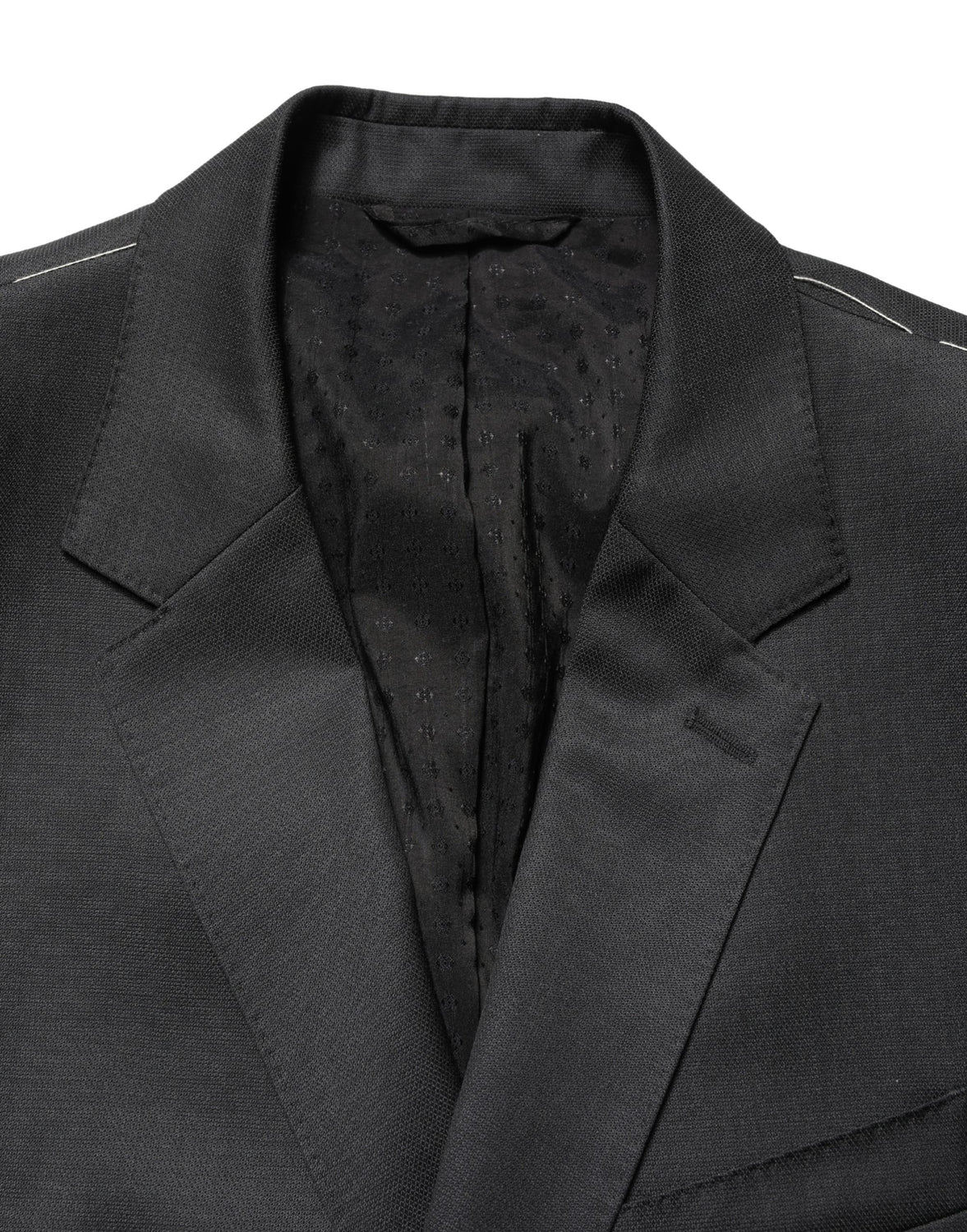 Black Wool 2 Buttons Formal 2 Piece Suit