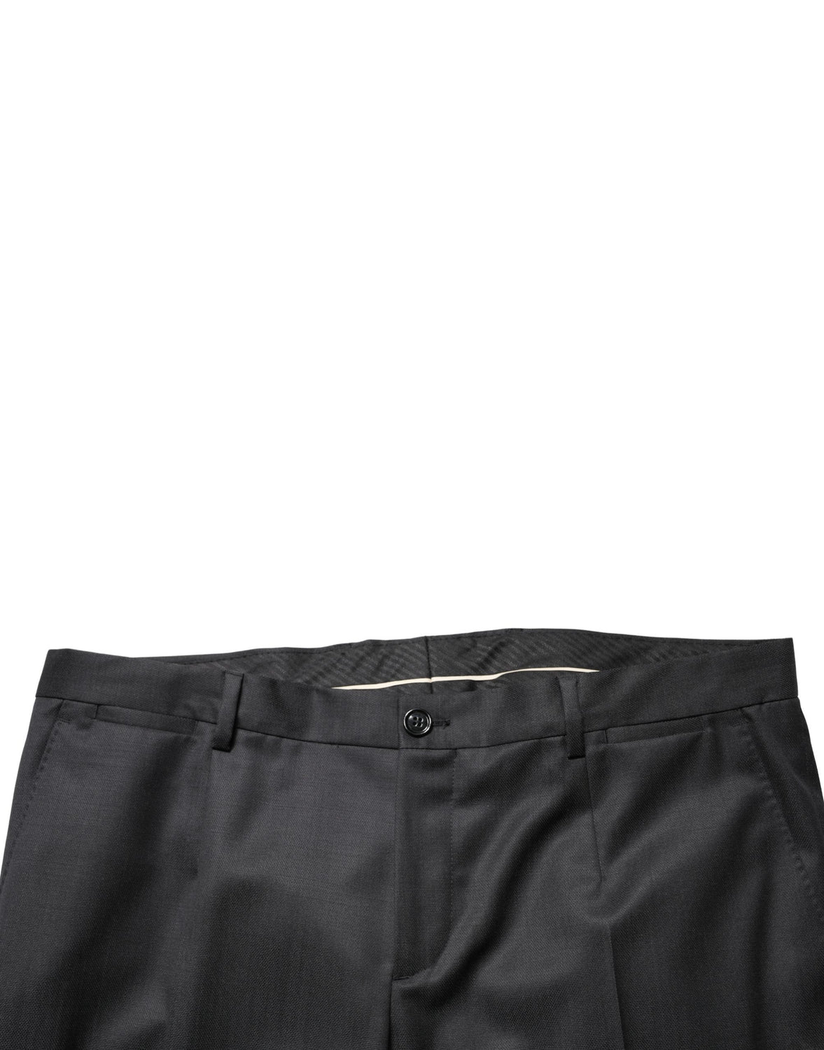 Black Wool 2 Buttons Formal 2 Piece Suit