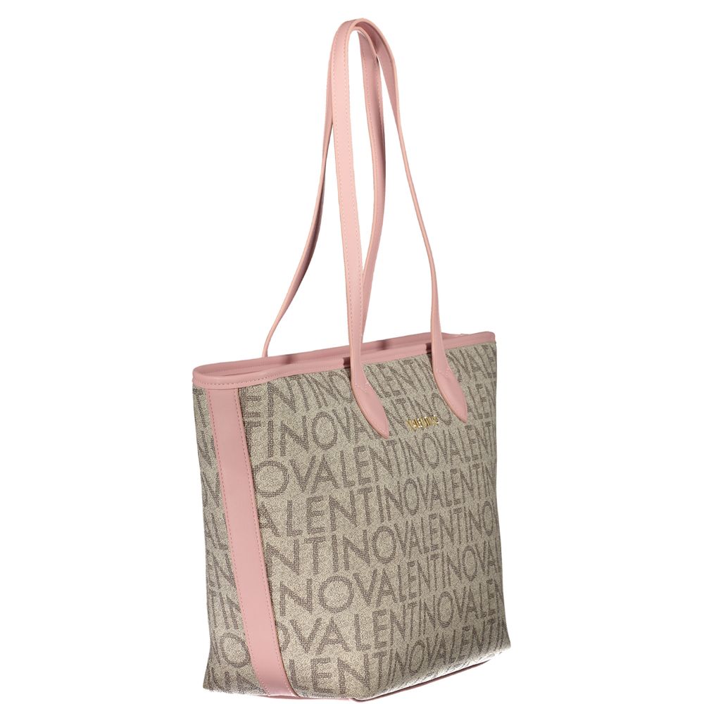 Beige Polyethylene Handbag