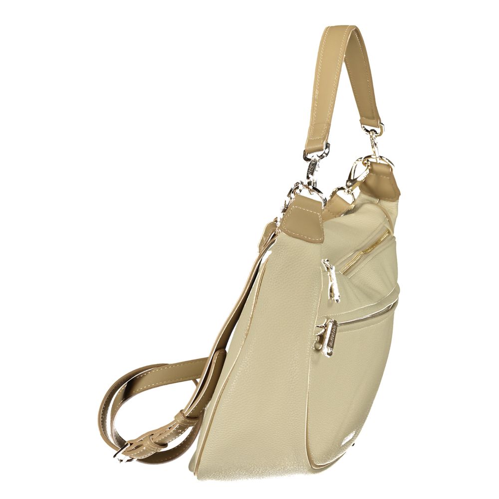 Beige Polyethylene Handbag