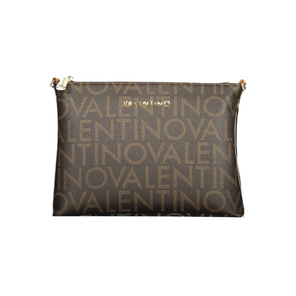 Brown Polyurethane Women's Bag