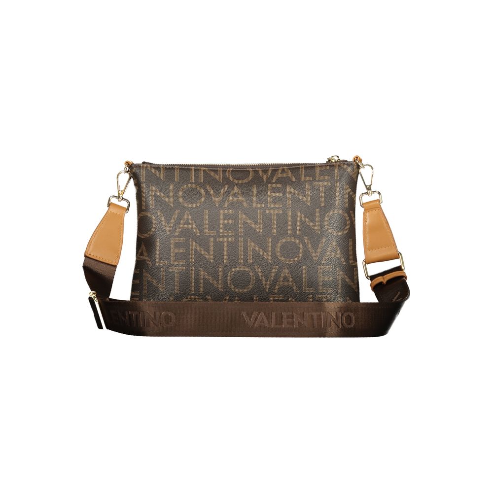 Brown Polyurethane Women's Bag
