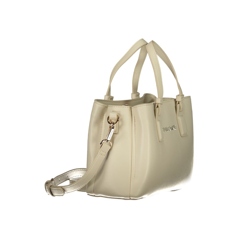 Beige Polyethylene Handbag