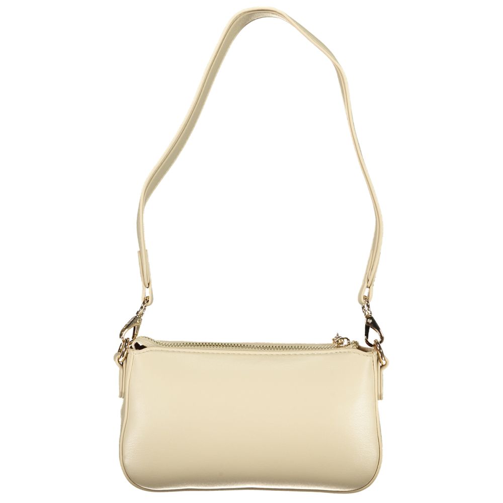 Beige Polyethylene Handbag