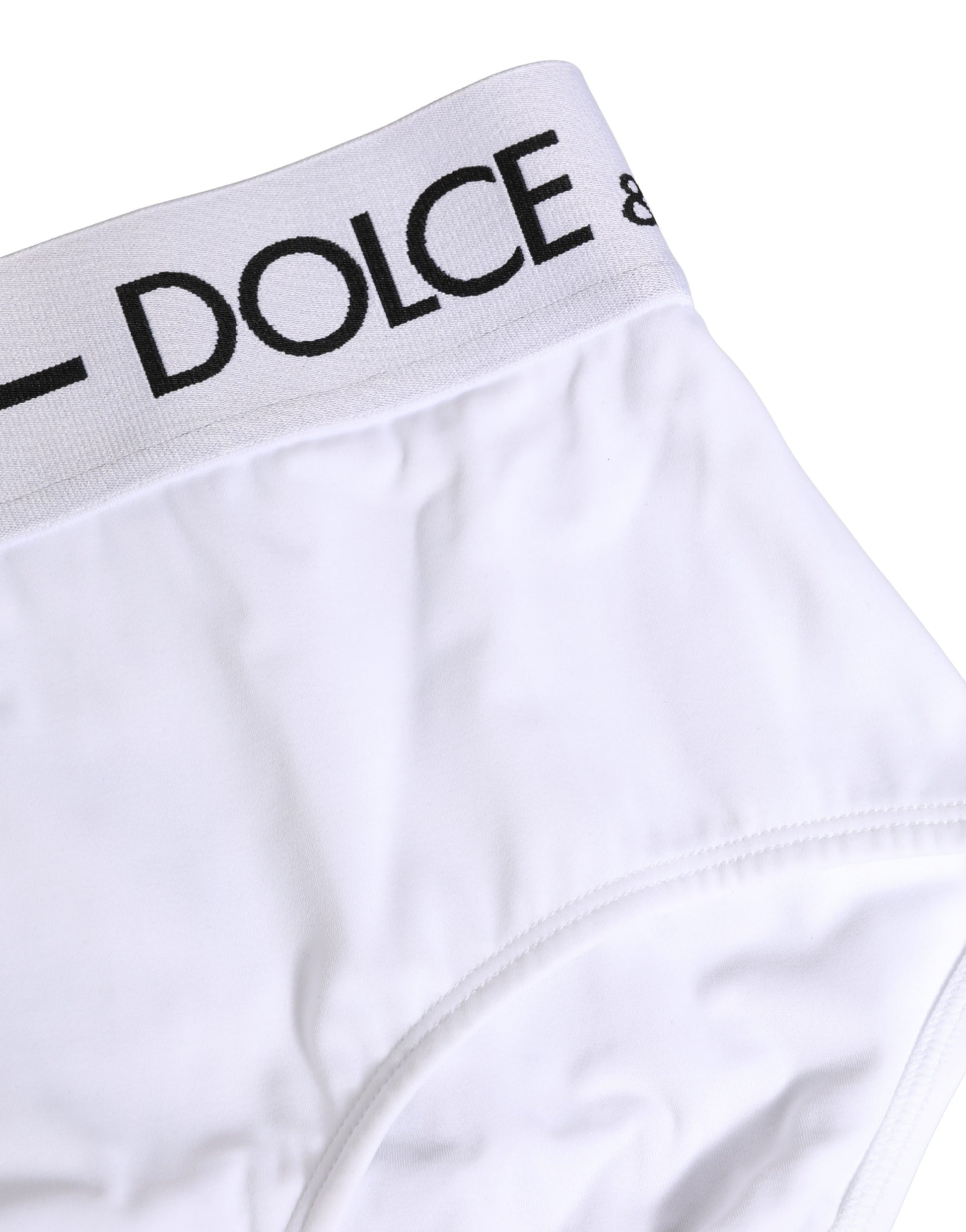 White Nylon Logo Waistband Panty Underwear