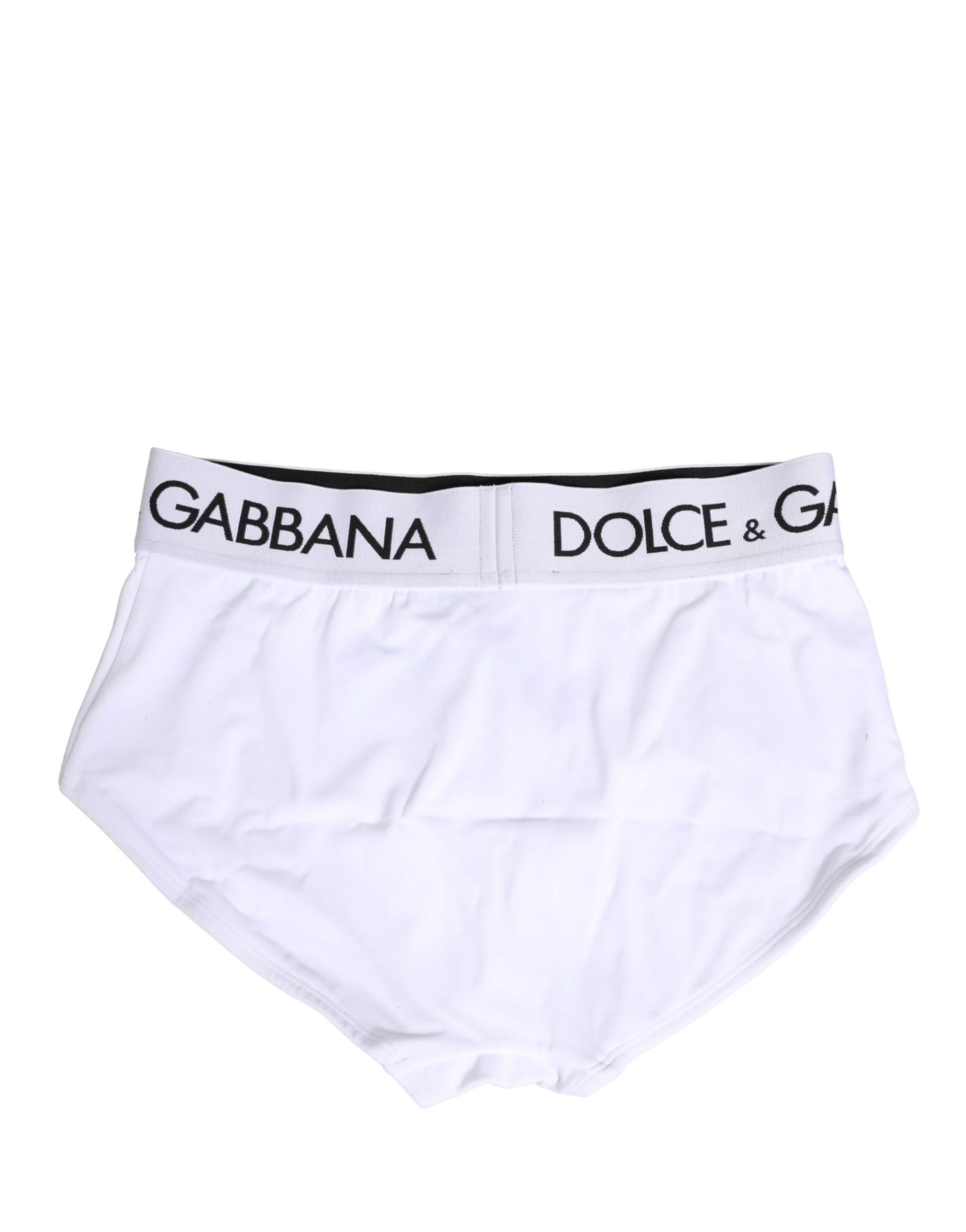 White Nylon Logo Waistband Panty Underwear