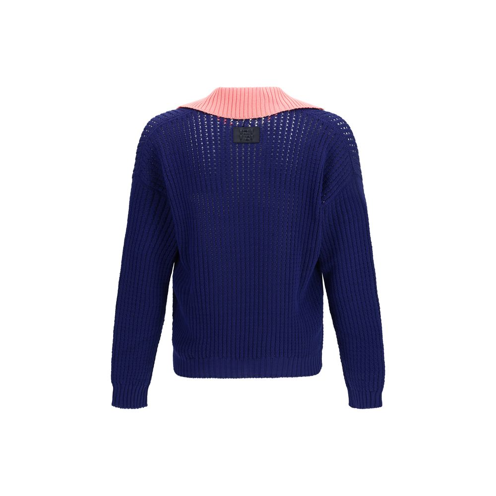 Blue Cotton Sweatshirt