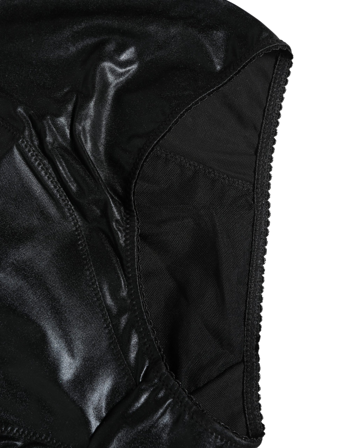 Black High Waisted Slip Girdle Panty Underwear