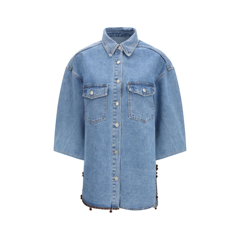 Blue Cotton Denim Jacket
