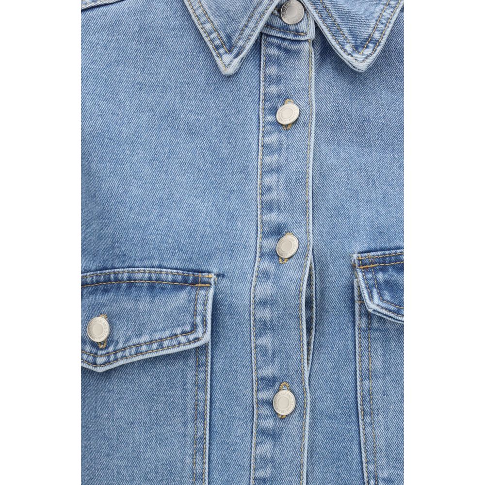 Blue Cotton Denim Jacket