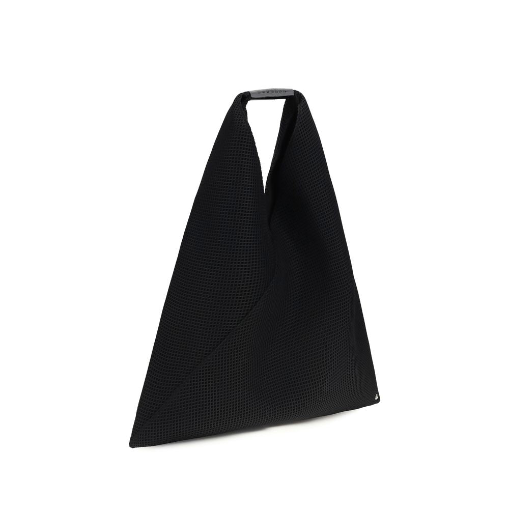 Black Polyester Shoulder Bag