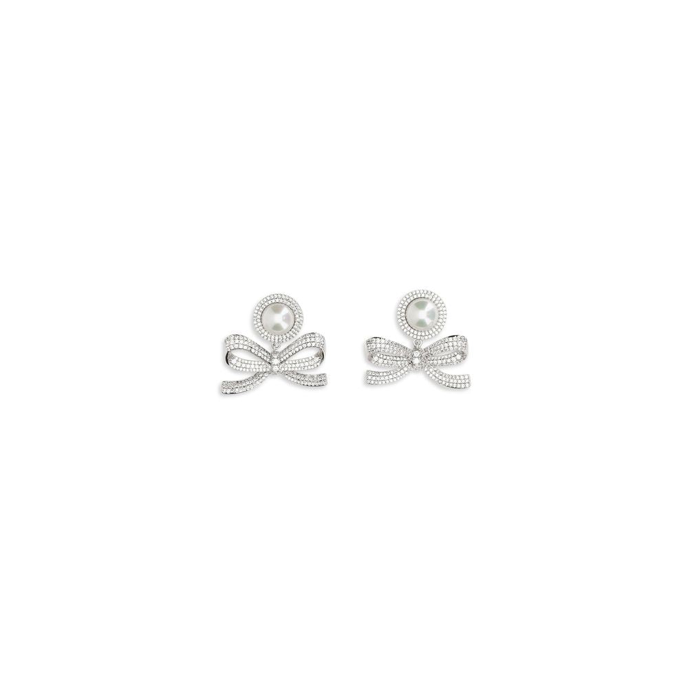 Silver Brass Earrings