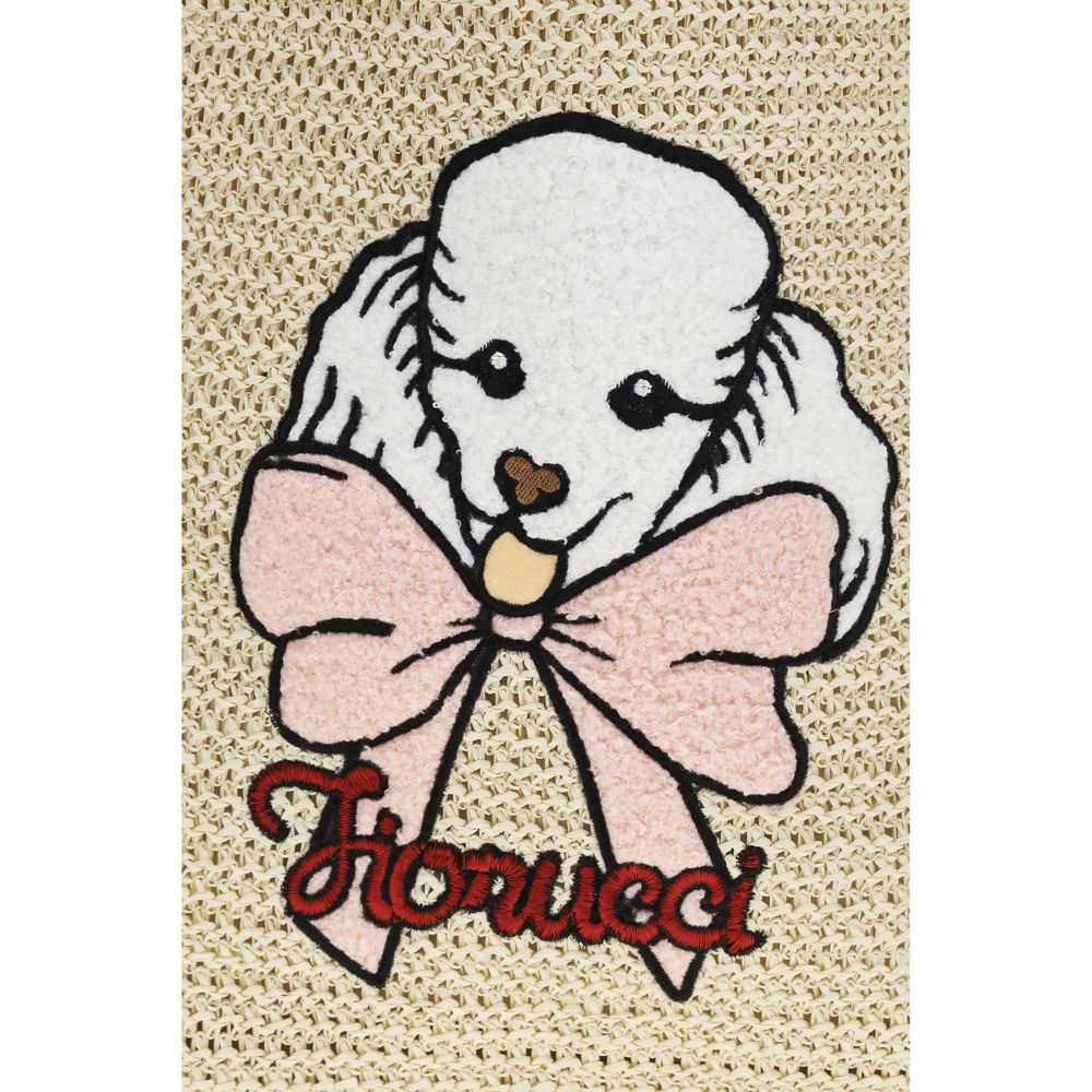 Beige Paper Shoulder Bag