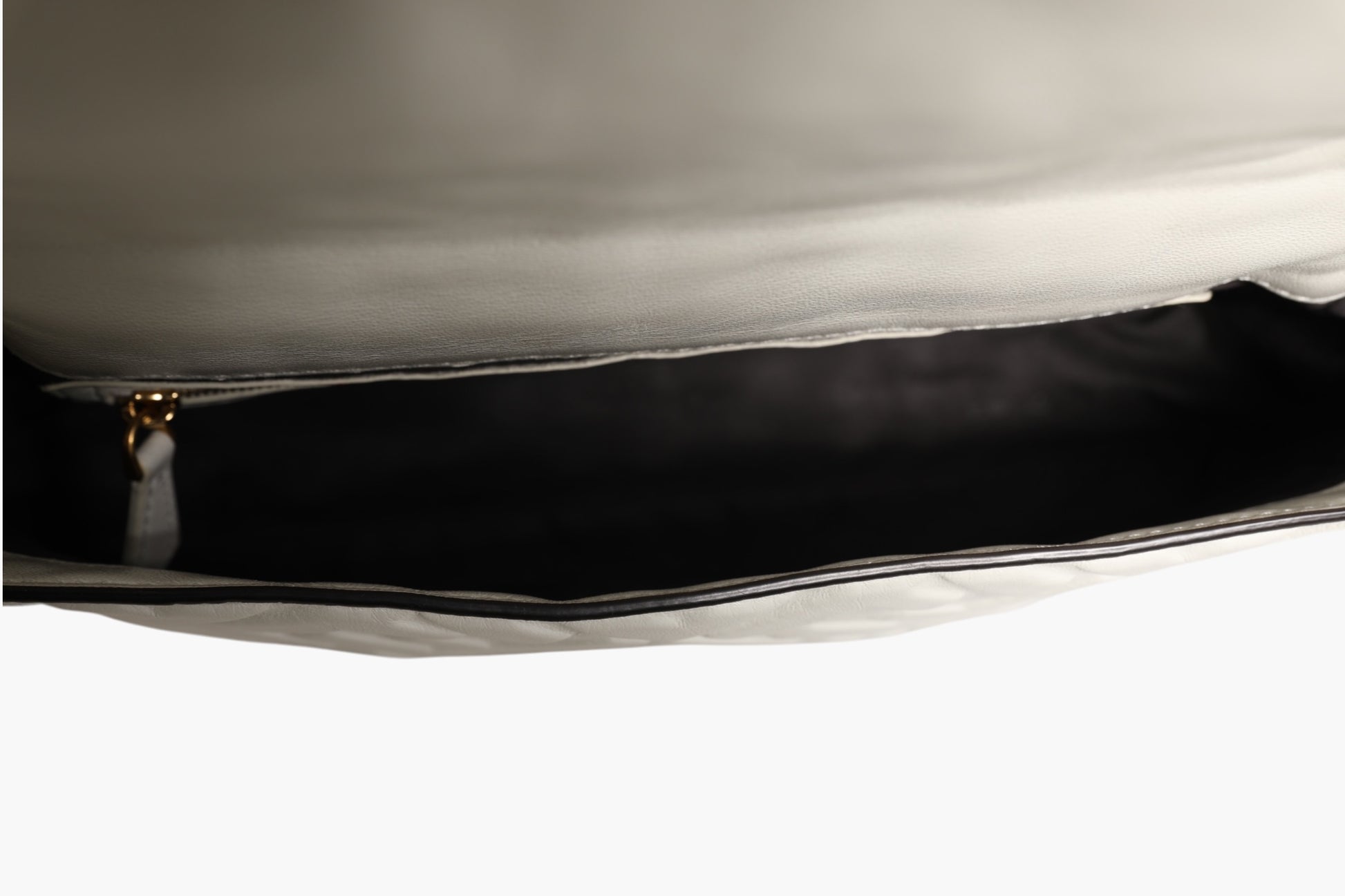 FF Embossed Baguette Nappa Leather Bag
