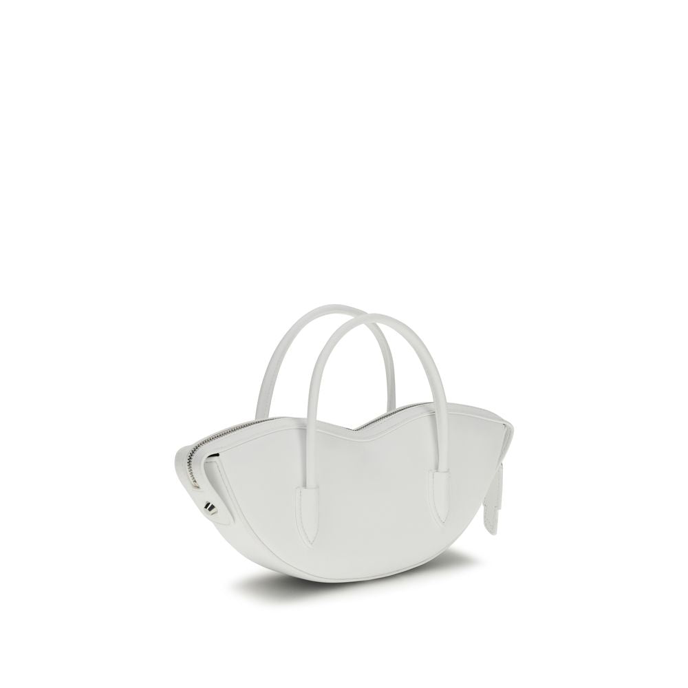 White Calf Leather Bos Taurus Shoulder Bag