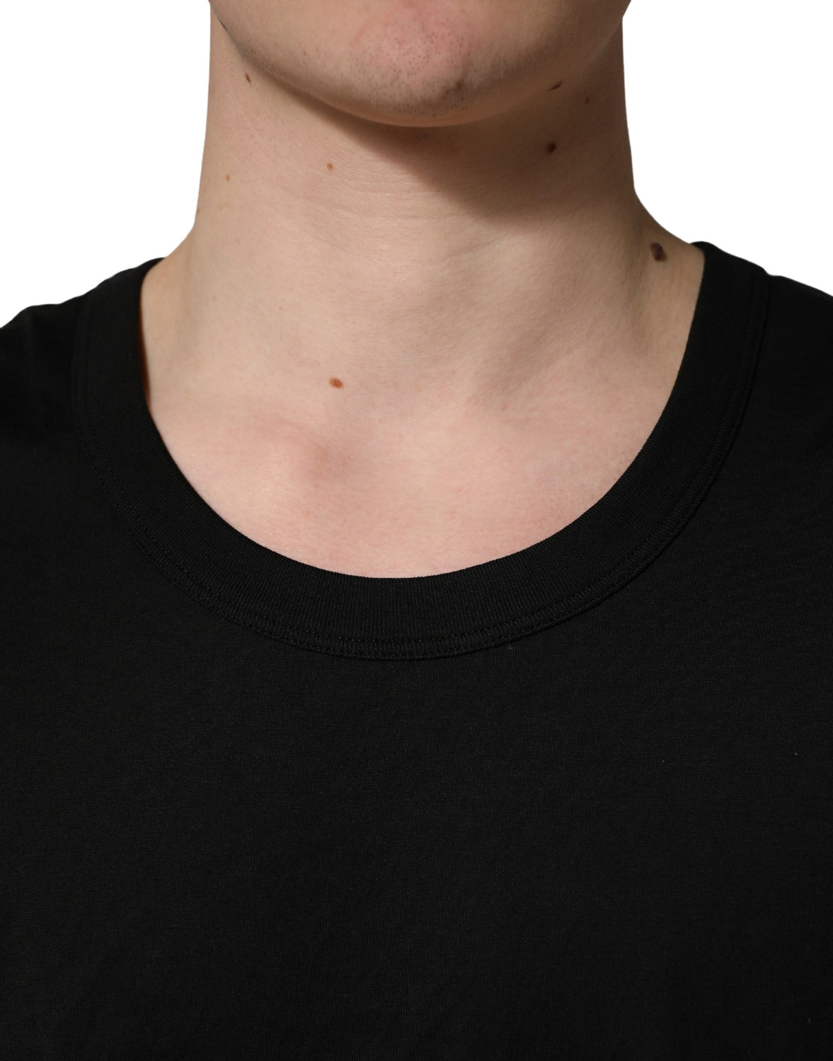Black Cotton Sleeveless Men Tank Top T-shirt