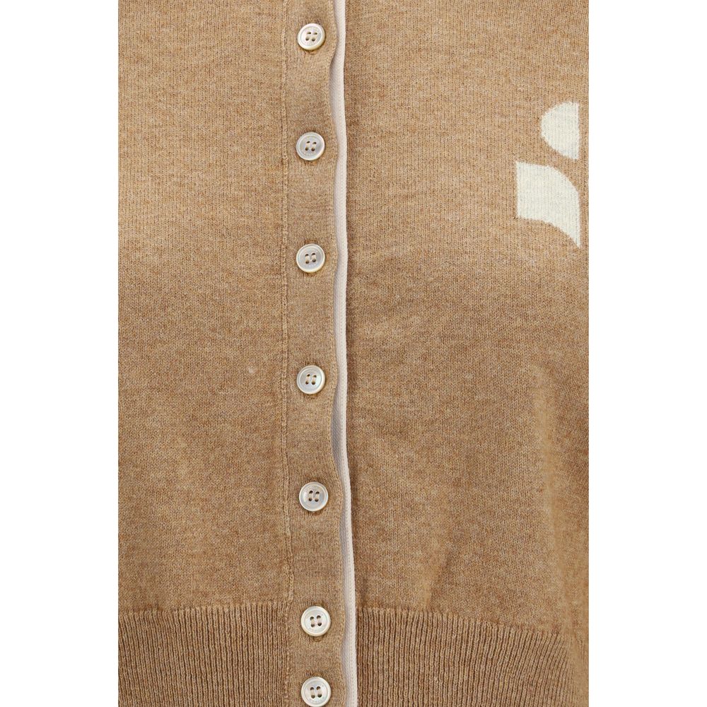 Beige Cotton Cardigan