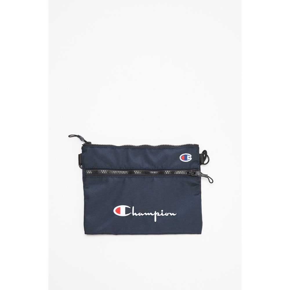 Blue Polyester Cardholder