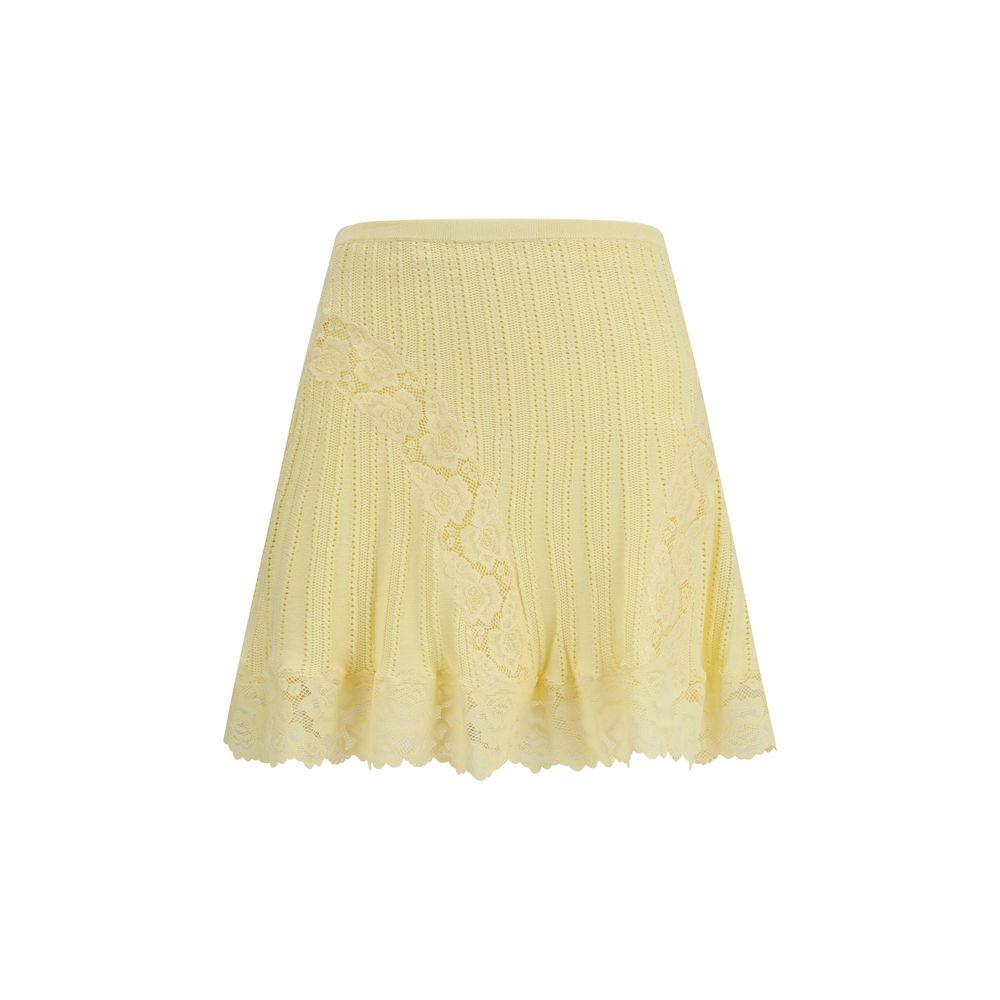 Multicolor Viscose Mini Skirt
