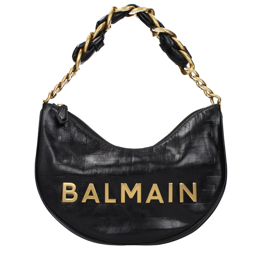 Black Leather Shoulder Bag