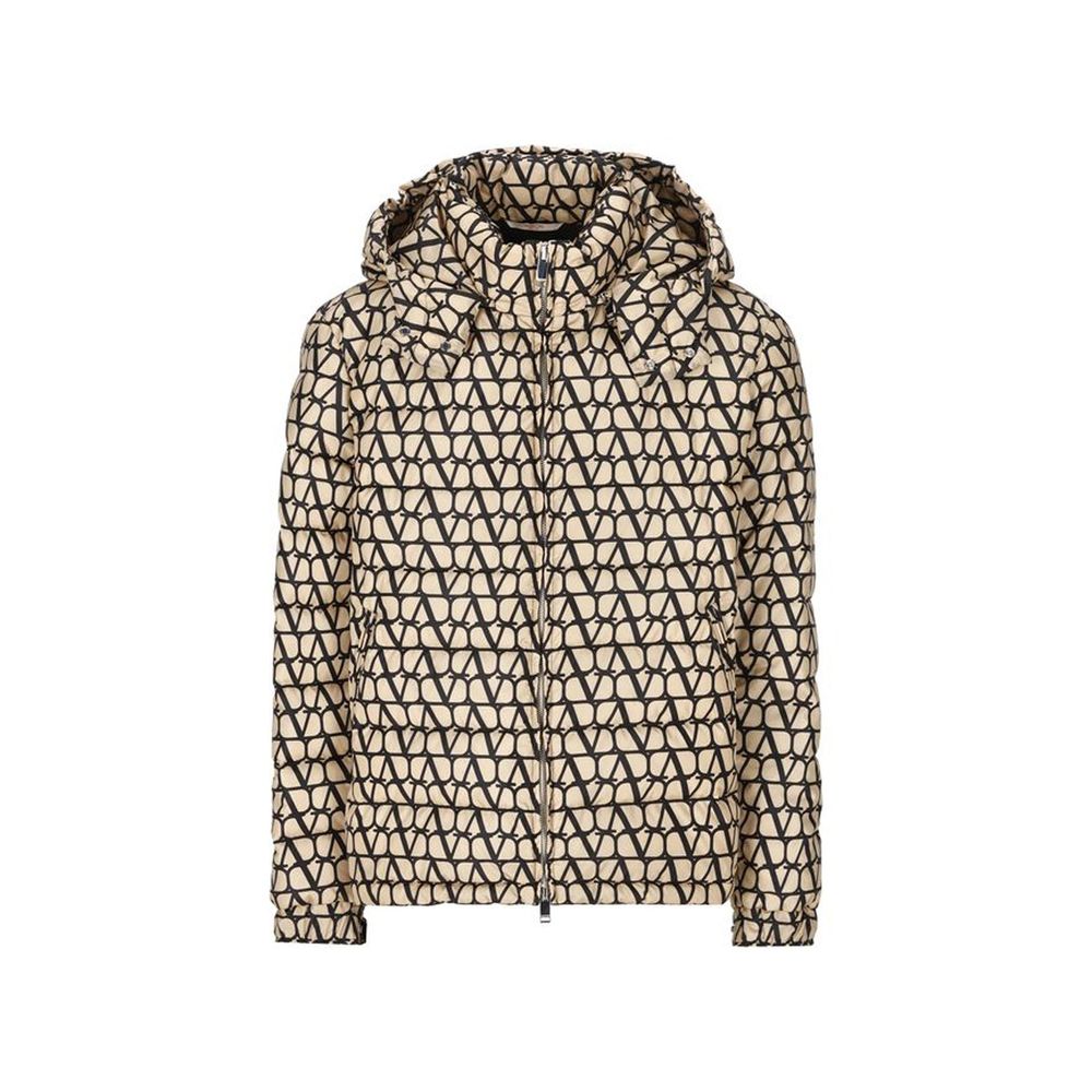 Beige Polyamide Coat