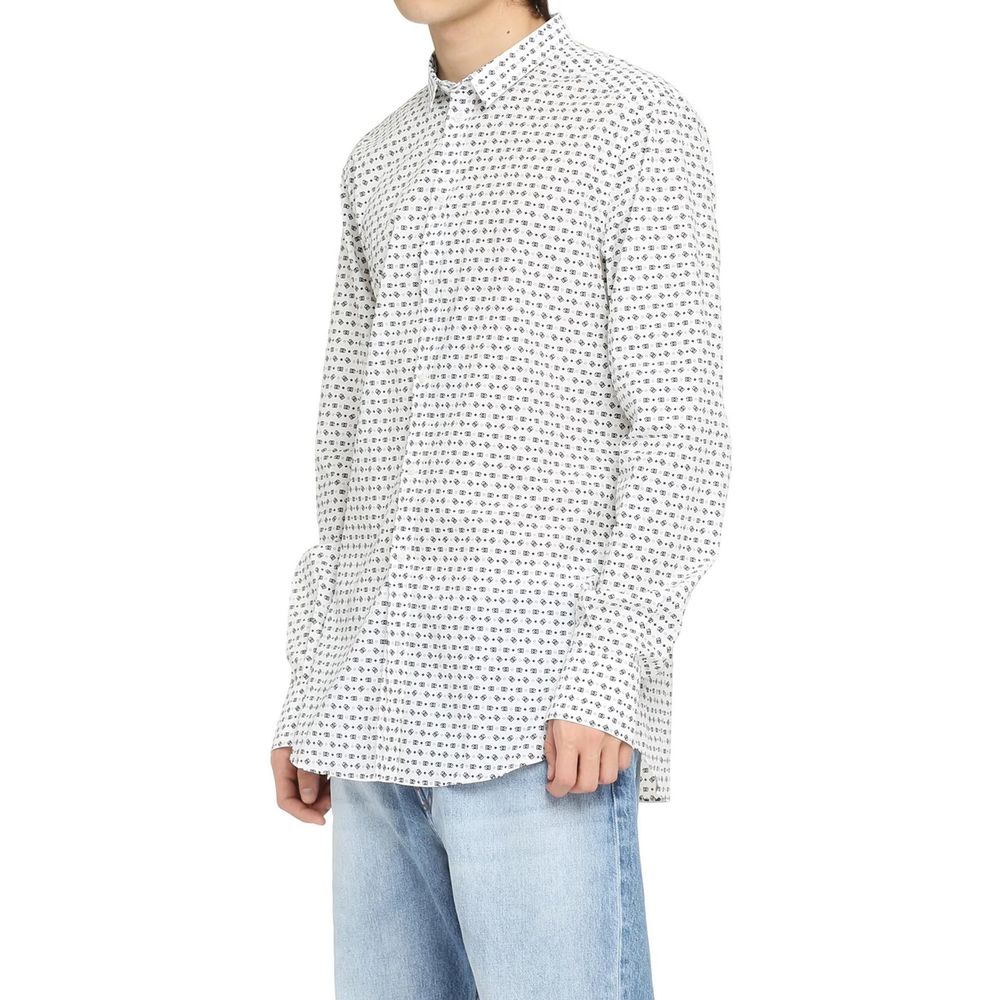 White Cotton Dress Shirt