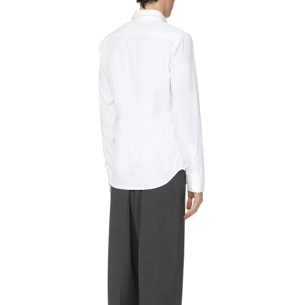 White Cotton Dress Shirt