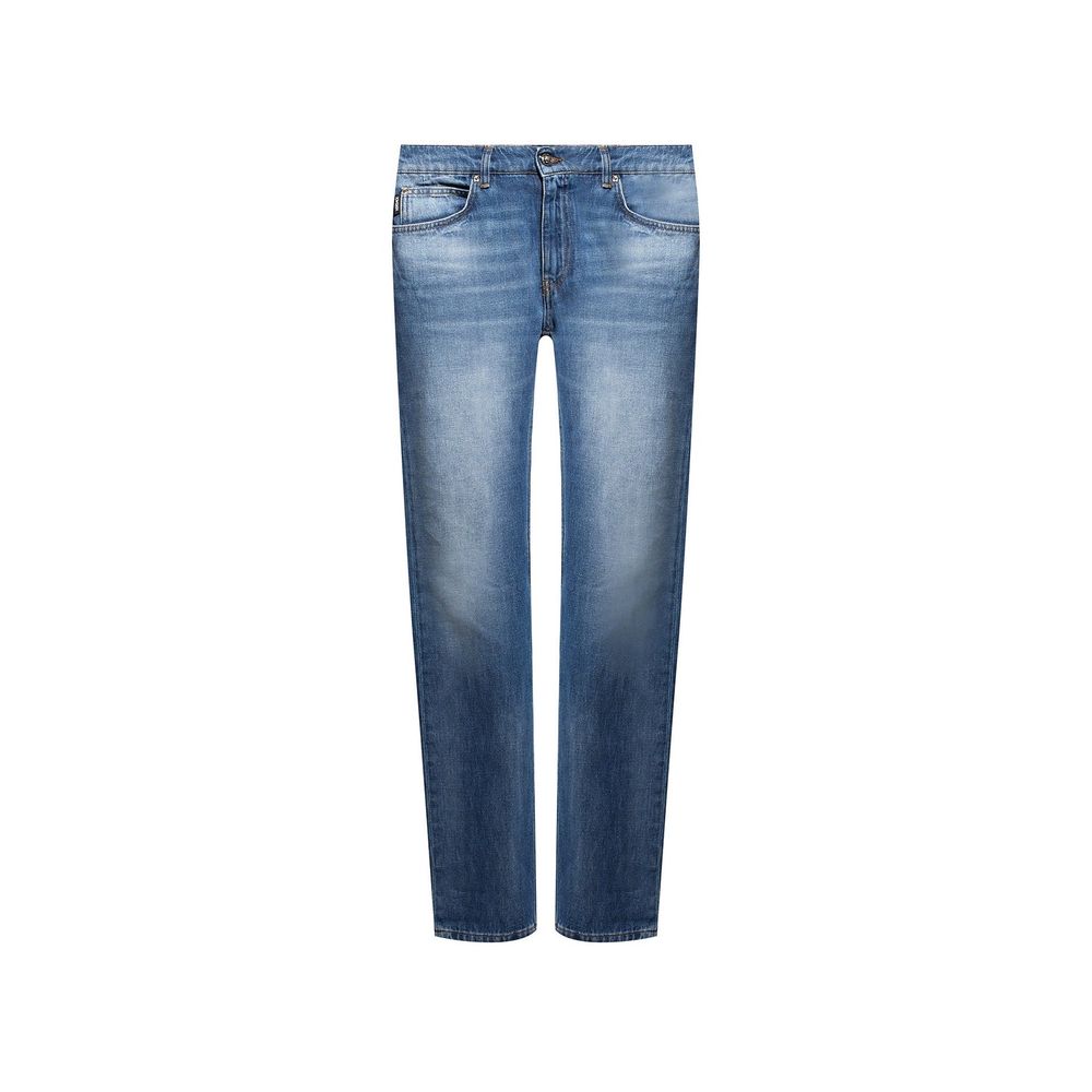 Blue Cotton Jeans Denim