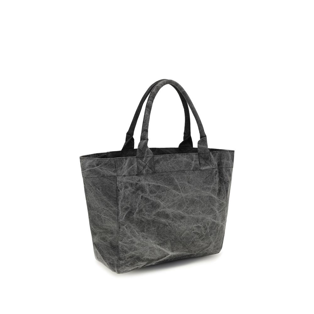 Gray Recycled Cotton Shoulder Bag