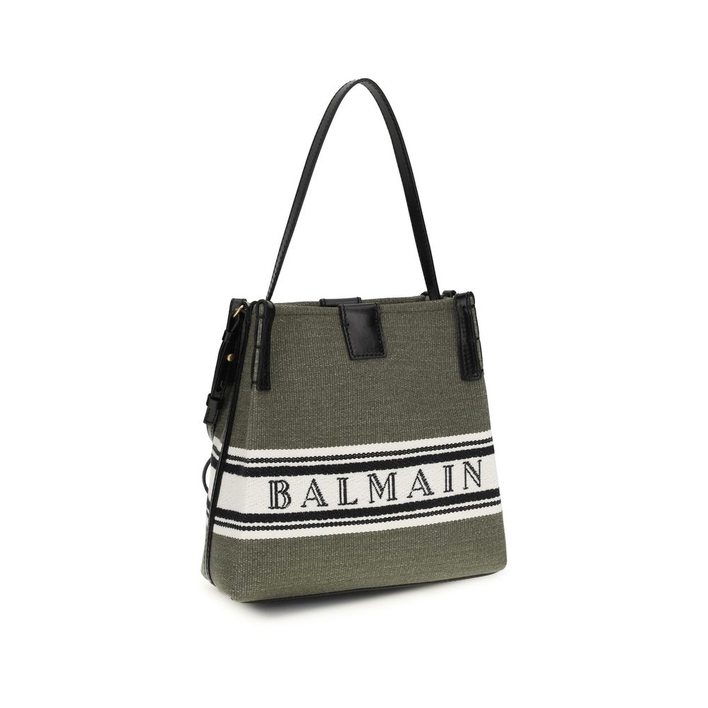 Bicolor Cotton Backet Bag