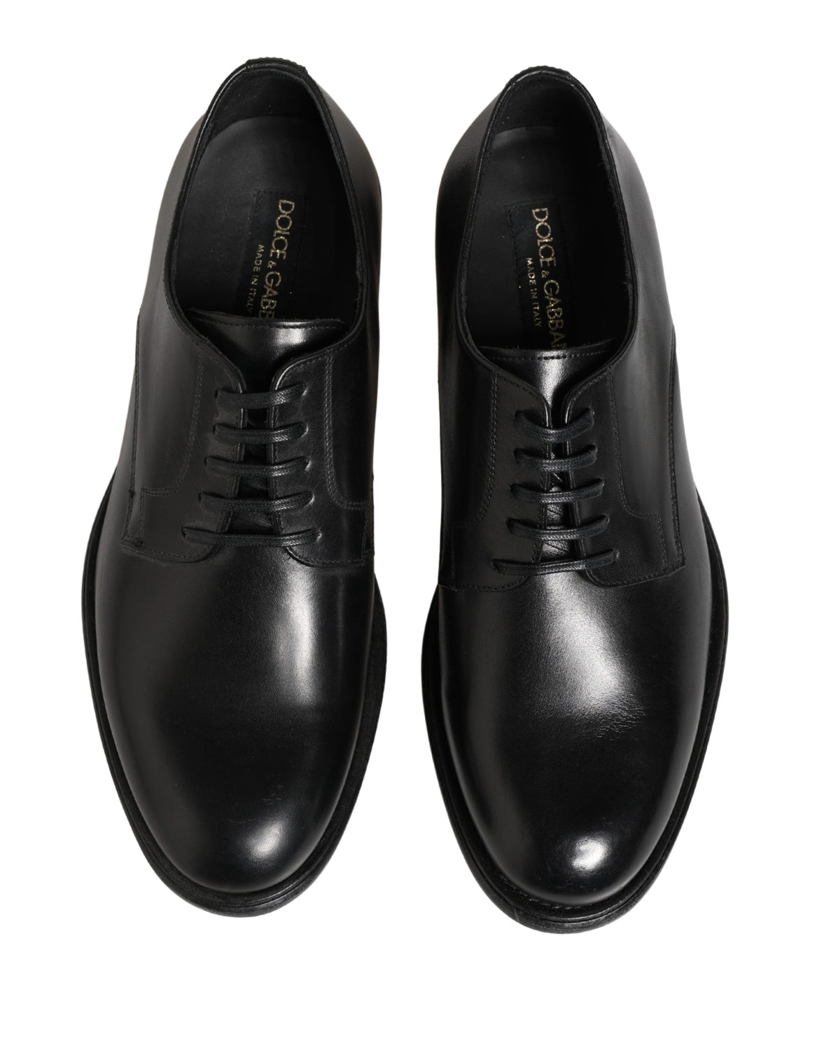 Black Calfskin Leather Derby Men Dress Shoes