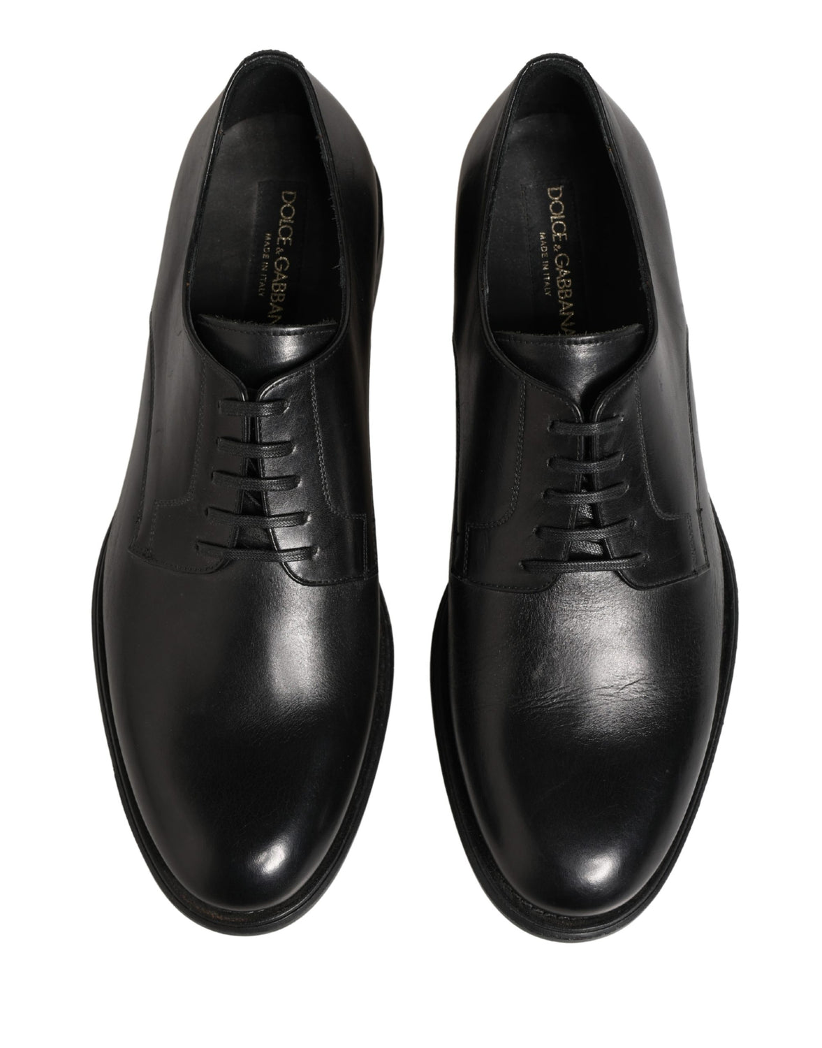 Black Calfskin Leather Derby Men Dress Shoes