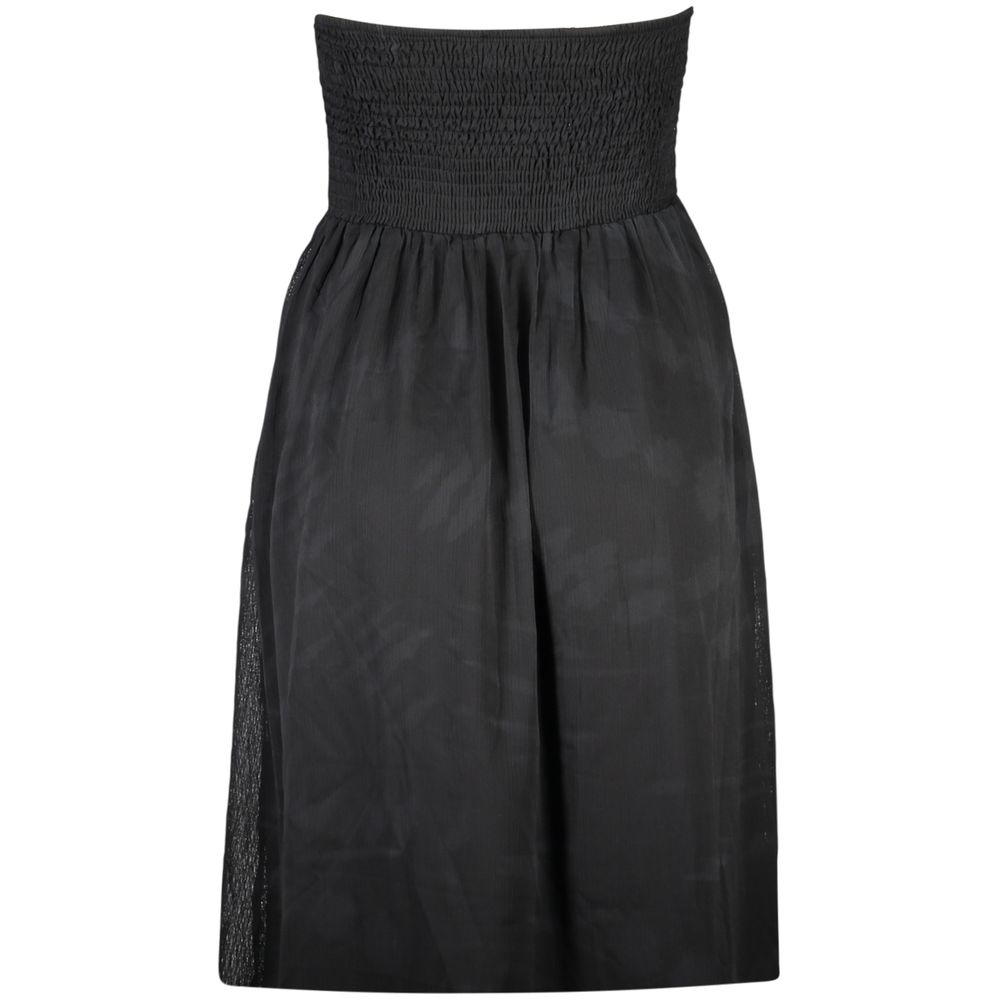 Black Polyester Women's Dress