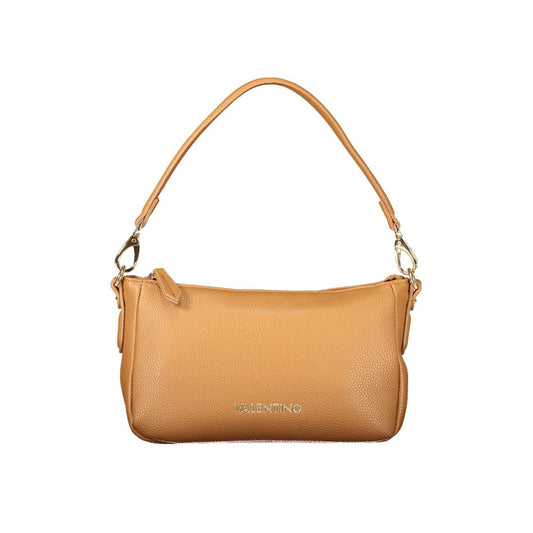 Brown Polyurethane Women's Bag