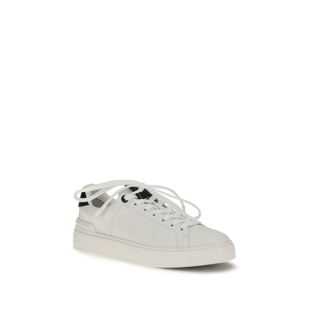 Black Calf Leather Bos Taurus Low Top Sneakers