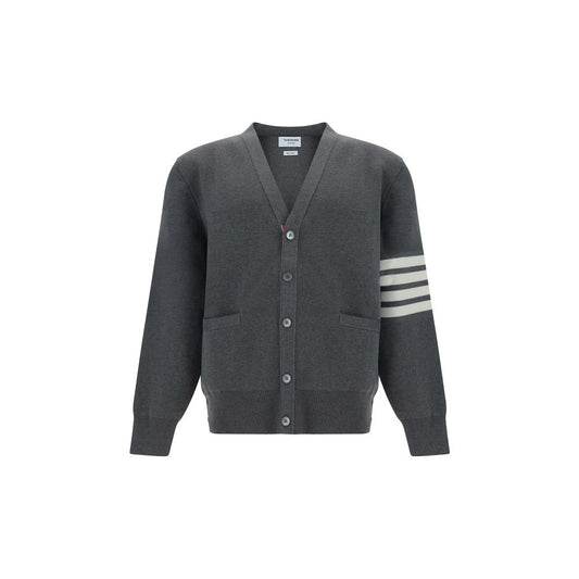 Gray Cotton Cardigan