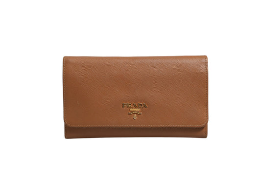 Brown and Gold Wallet Strap